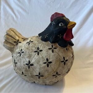 Hobby Lobby Black and Red Chicken Decor